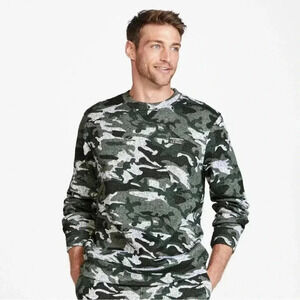 (27)NWOT LL BEAN  camo sweater